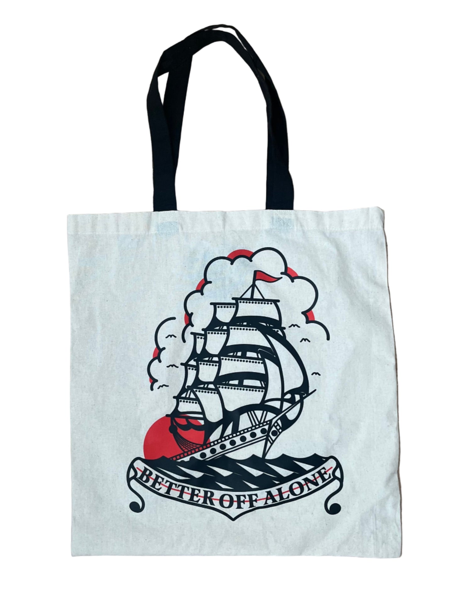 BETTER OFF ALONE TOTE BAG